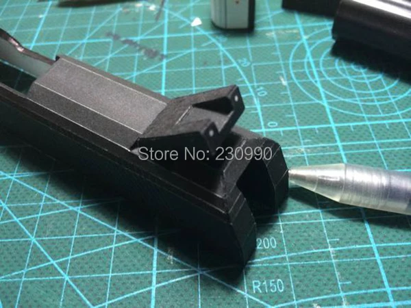Новинка 2в1 Glock18 M1911 Бумажная модель игрушечного пистолета Рисование страниц 3d diy военная бумажная головоломка 3D бумажная модель Косплей оружие игрушка