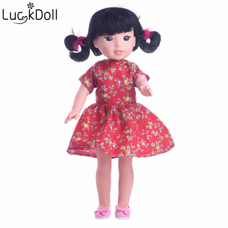 Luckydoll новая кукла одежда аксессуары юбка подходит для 14,5 дюймов Американская женская кукла игрушка детский лучший праздничный подарок