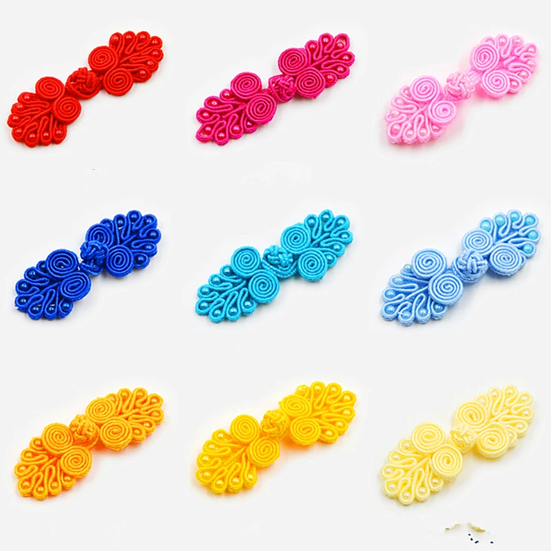 12 парт/лот узел пуговицы Тан платье бабочка китайская традиция лягушка Кнопка