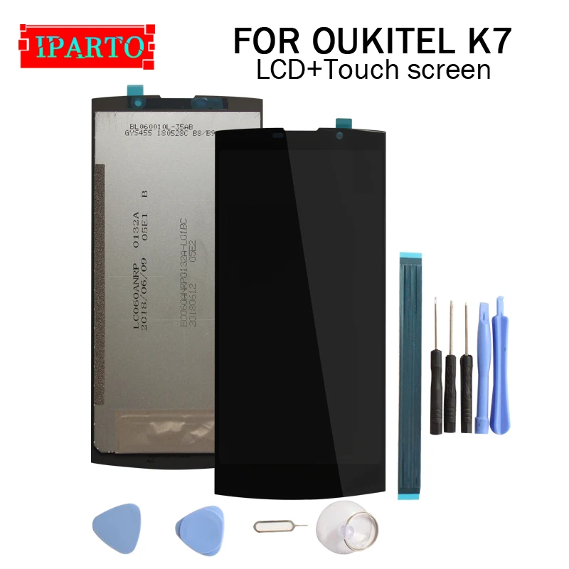 6 0 дюймовый OUKITEL K7 ЖК дисплей + кодирующий преобразователь сенсорного экрана в