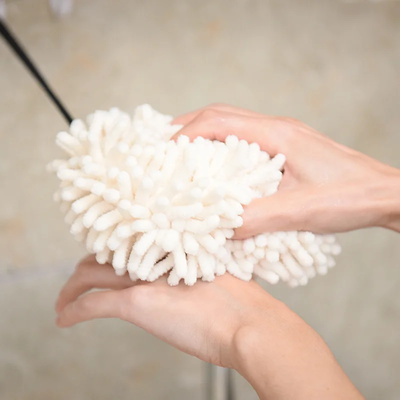 YEATION Chenille ткань для подвешивания мягкое плюшевое полотенце рук впитывающая