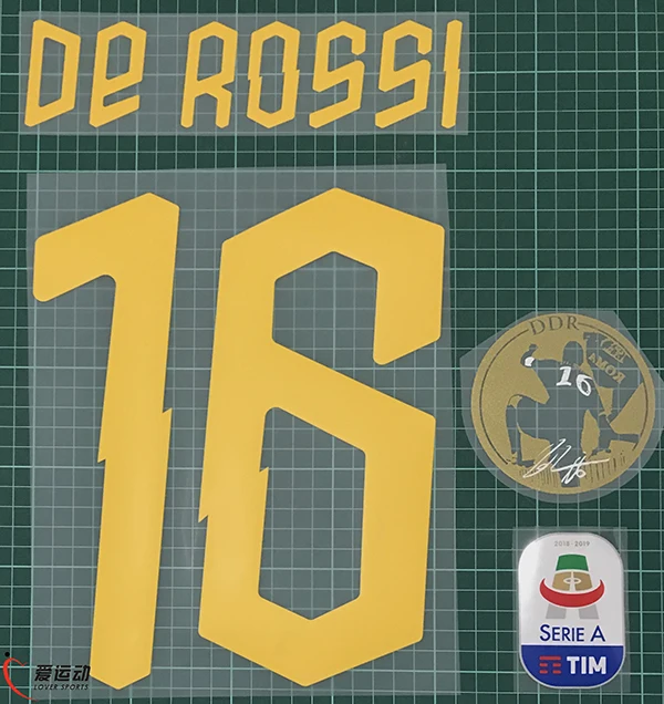 Коллекция 2019 года пластырь для последней игры ROMA DE ROSSI 2020 набор с именем + GARA DDR