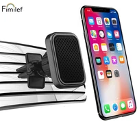 fimilef car phone holder magnetic air vent mount mobile smartphone stand magnet support cell in car gps for iphone xs max xiaomi
