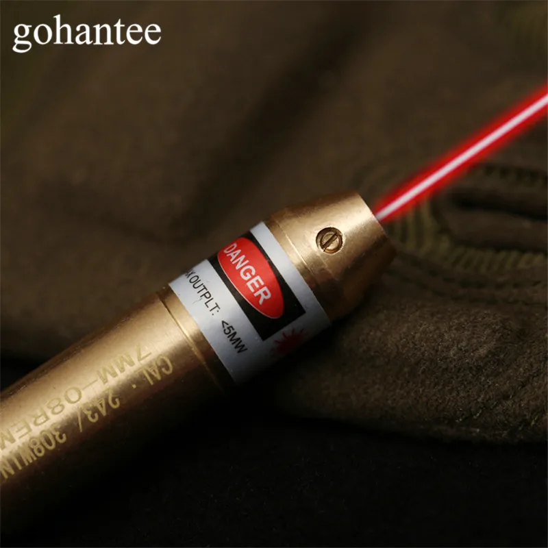 Gohantee охота с визированием Тактический Cal. 308. 243 Картридж Red Dot лазер с визированием винтовки/пистолет 308 243 Калибр Коллиматорный прицел