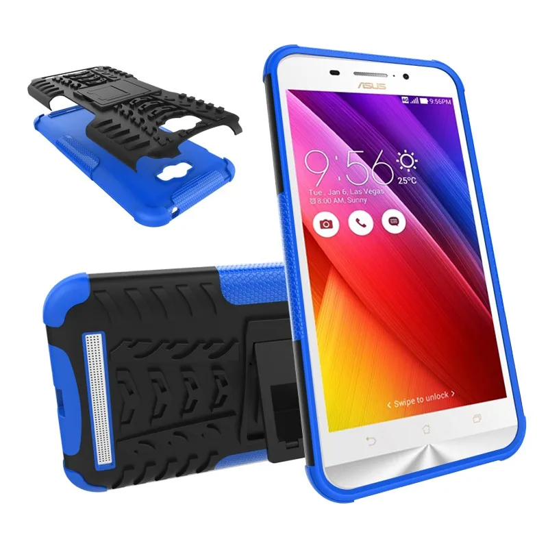 Для Asus Zenfone Max ZC550KL чехол, 5,5 дюймов, тяжелый Прочный ТПУ+ PC защитный противоударный чехол с подставкой для Asus Zenfone Max ZC550KL