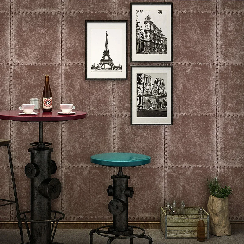 Винтажные обои с изображением промышленного ветра металлические индивидуальные