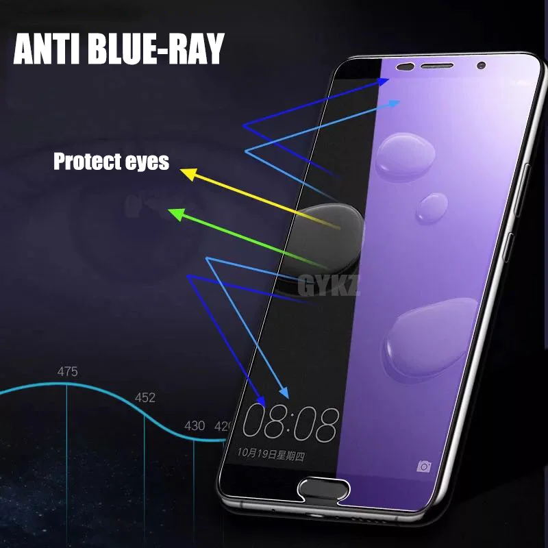 GYKZ Новинка 9H полноэкранное покрытие стекло для huawei mate 10 профессиональная защитная пленка анти Blu ray стекло для huawei mate 10 lite стеклянная пленка