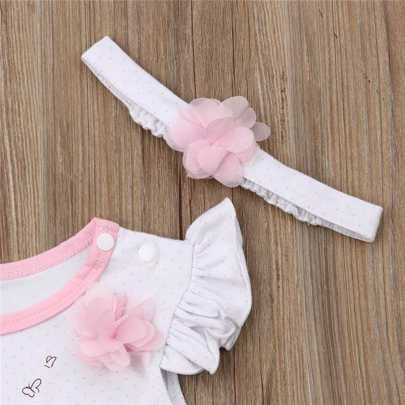 Комбинезон с рисунком для новорожденных девочек мягкий однотонный комбинезон из