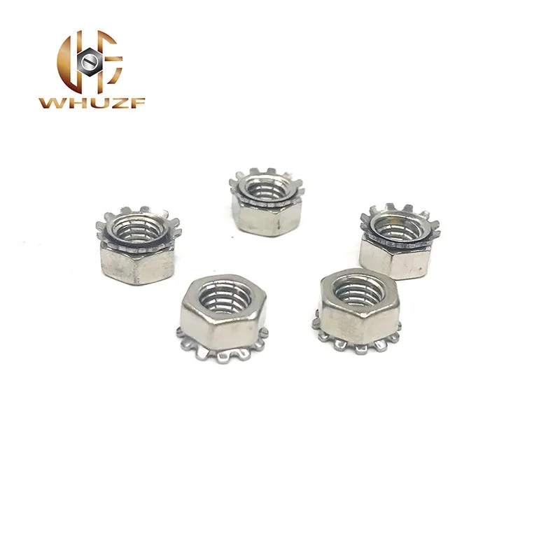 Шестигранная гайка M3 M4 M5 M6 M8 K-type K-Lock Nut 304 из нержавеющей стали | Обустройство дома