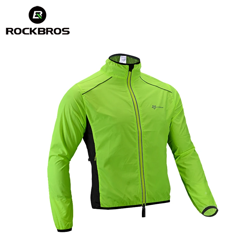 ROCKBROS велосипедная куртка, пальто для велоспорта, велосипедная Джерси, ветрозащитная Светоотражающая быстросохнущая куртка, велосипедное снаряжение