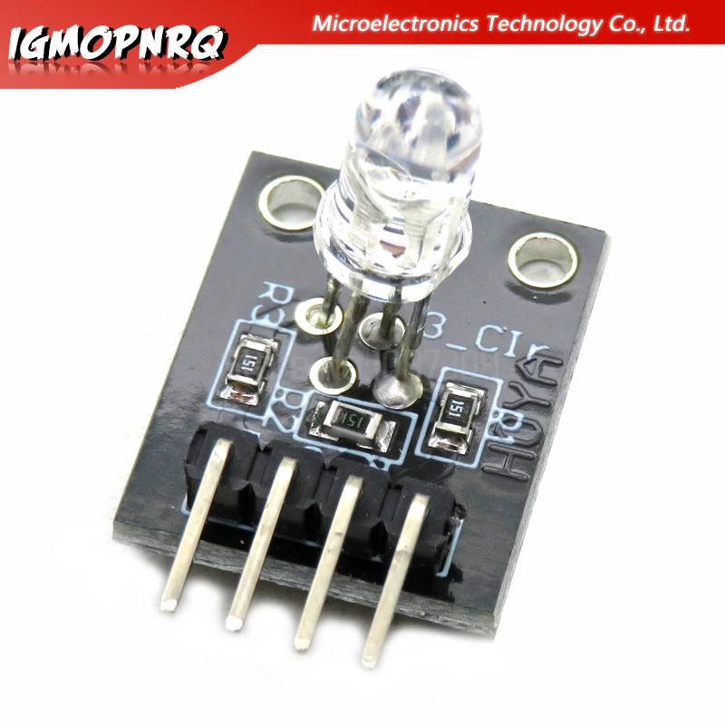 10pcs Electronics 4pin RGB Module KY-016 Three Colors 3 Color LED Sensor for Arduino DIY Starter Kit KY016 | Электронные