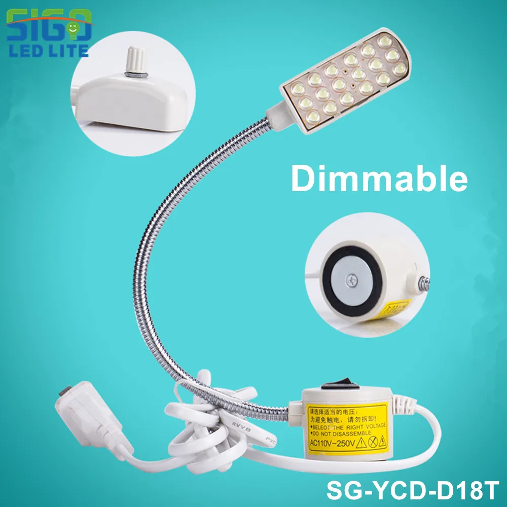 Высококачественная Гибкая лампа с регулируемой яркостью D18T 10 лет истории гибкий