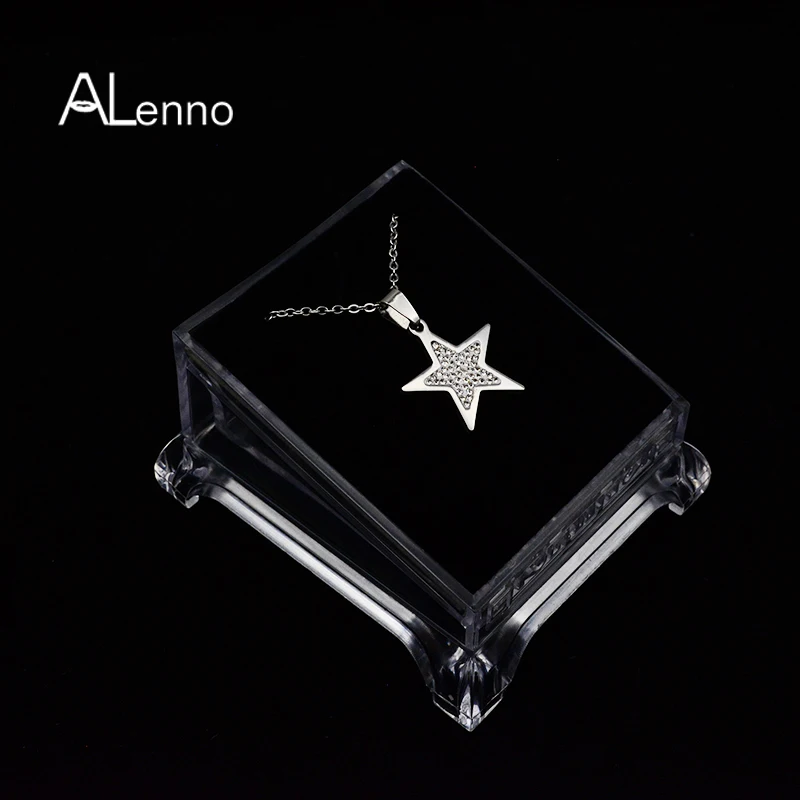 ALenno стразы из нержавеющей стали с гладкой поверхностью блестящие яркие