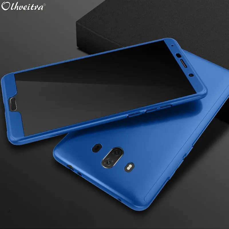 Чехол с полным покрытием 360 градусов для Samsung J7 Duo Защитный пластиковый корпус +