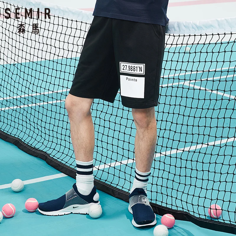 SEMIR повседневные штаны мужские летние спортивные шорты с пятыми точками прямые