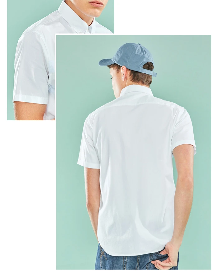 Jordano/Мужская рубашка, контрастная, цветная, Оксфорд, хлопок, Camisa Masculina, короткий рукав, отложной воротник, цветная, блочная, Camisas
