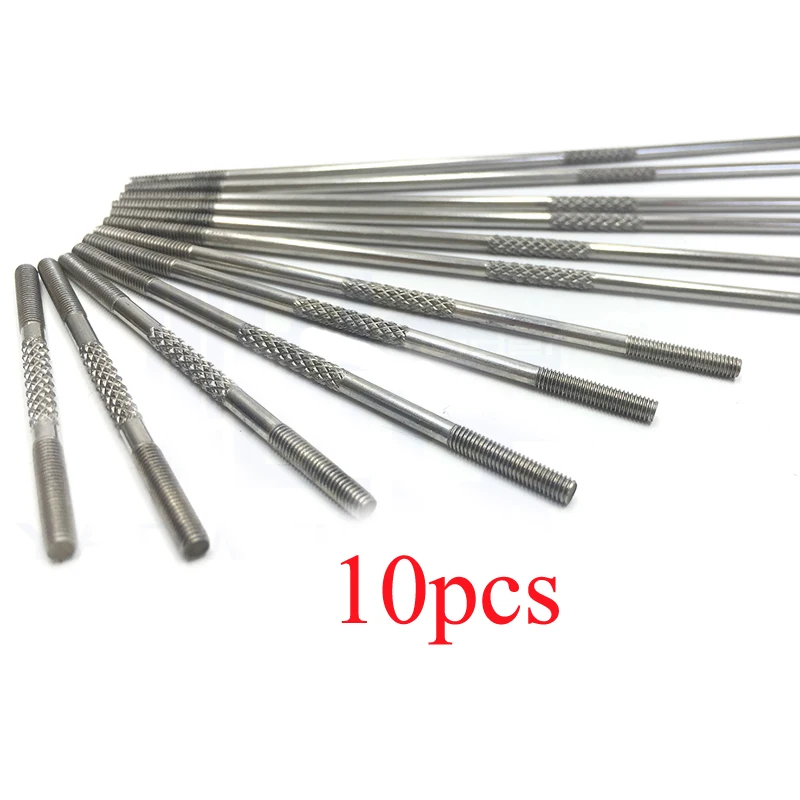 10 шт. шатун M3 с сервоприводом из нержавеющей стали двойной резьбой L14mm для