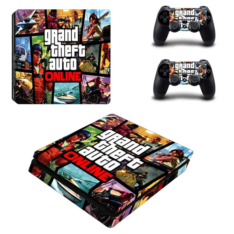 GTA: Grand theft Дора наклейка кожа для PS4 Тонкий чехол консоли Playstation 4 тонкий скин