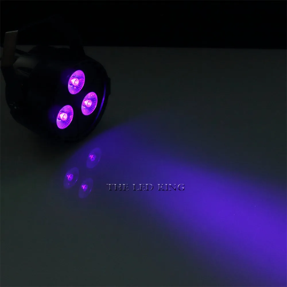 Быстрая доставка 24 Вт led Par огни RGB UV 4в1 плоский par dmx512 Дискотека профессиональные