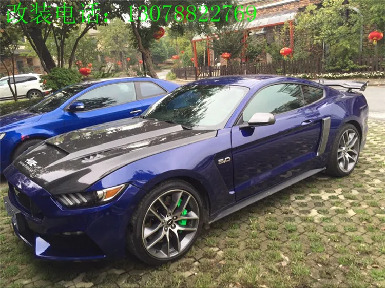 Подходит для Ford 15-17 Mustang модифицированный Roush Routh углеродное волокно задний тюйер