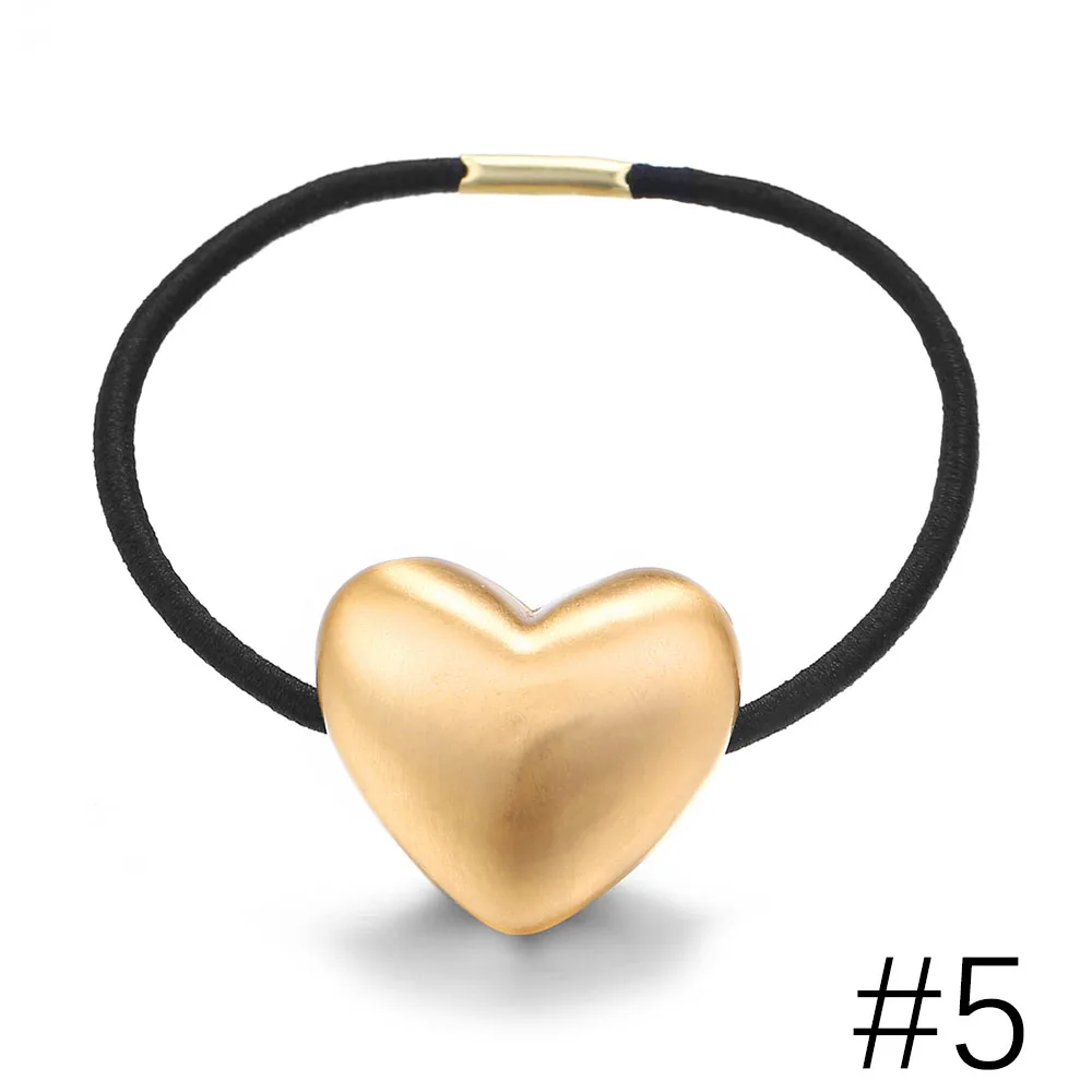 Резинка для волос модные женские аксессуары металлические геометрические