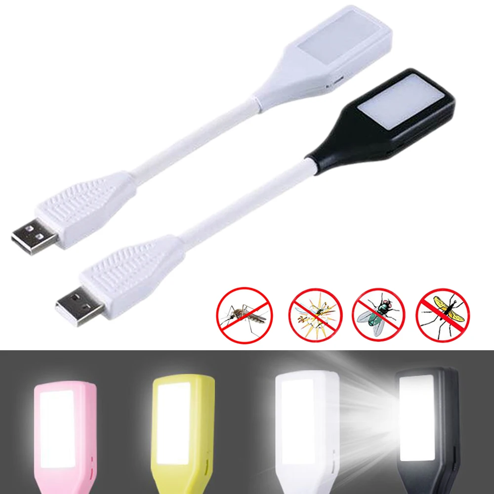 Портативная мини-USB лампа для уничтожения комаров Противомоскитный репеллент с