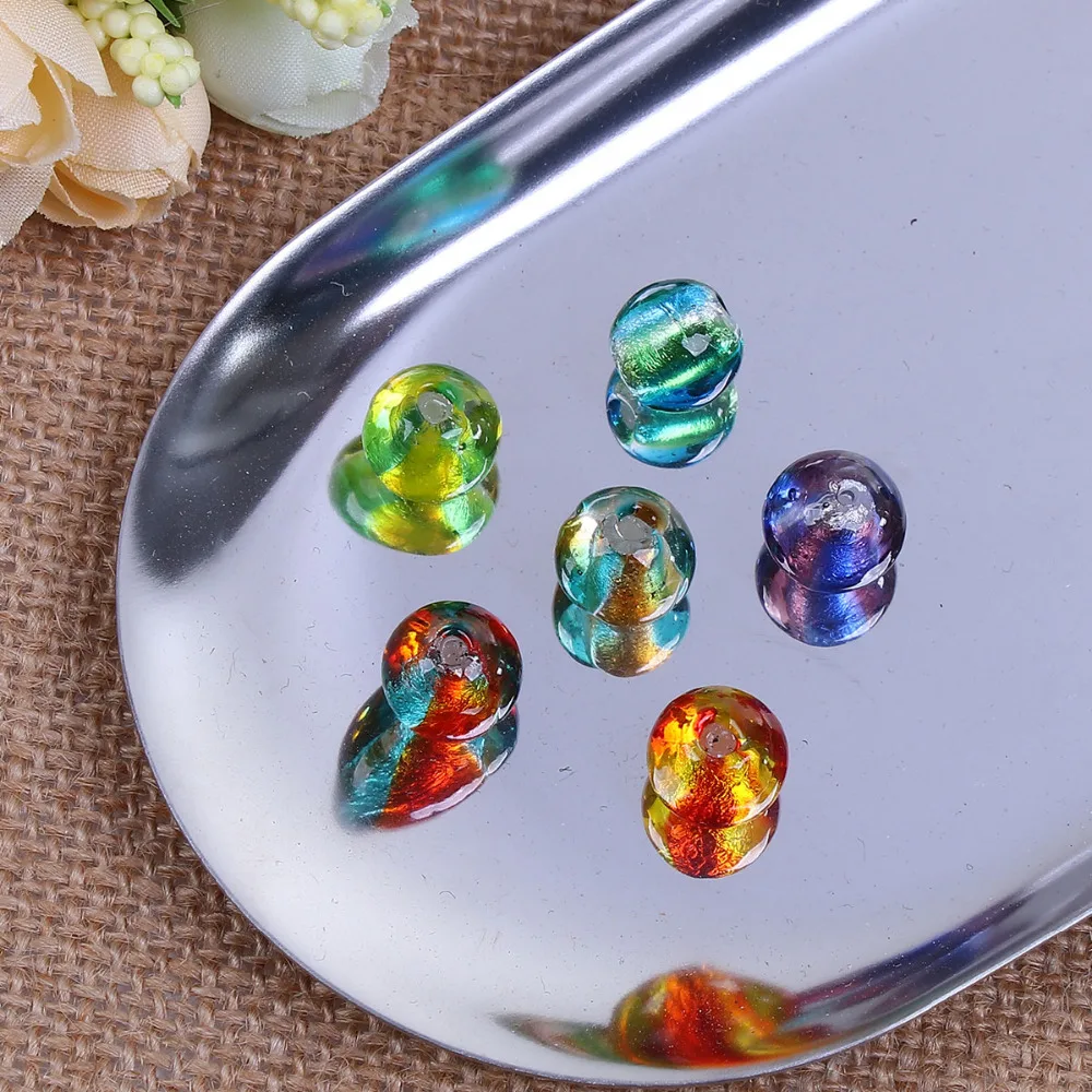 DoreenBeads бисерами из окрашенным стекла Стекло Новинка! Фигурные бусины фиолетового