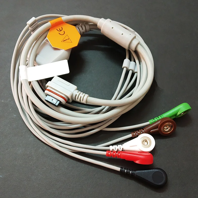 Совместимый светильник GE SEER Holter monitor 2008594-003 и 004 holter ECG EKG 2 канала (5 проводов)/3 (7