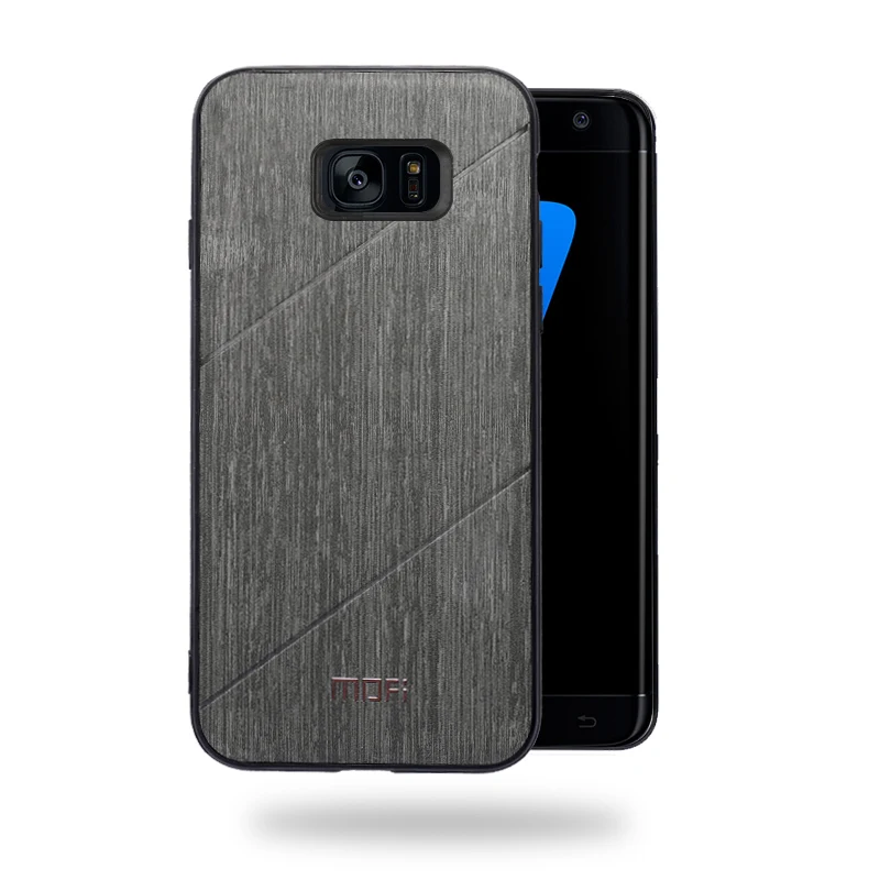 MOFi чехол для samsung Galaxy S7 Edge, противоударный чехол для задней панели, Роскошный чехол fundas, чехол для телефона samsung s7 s7edge, чехол - Цвет: black