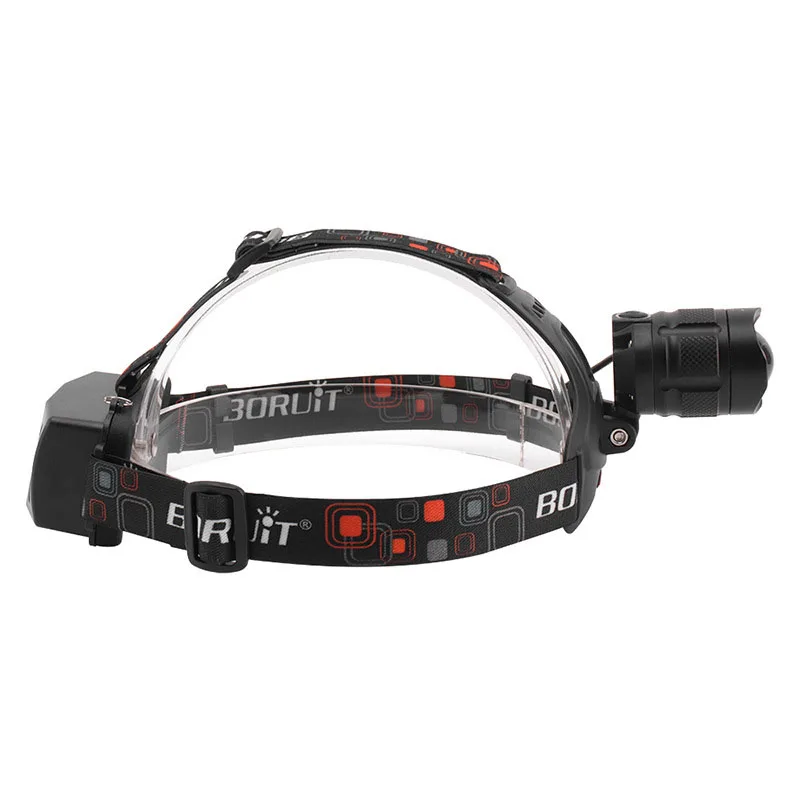 BORUIT RJ-2157 1xCREE XM-L2 1200 люмен 5-режимный USB Перезаряжаемый зуммируемый светодиодный