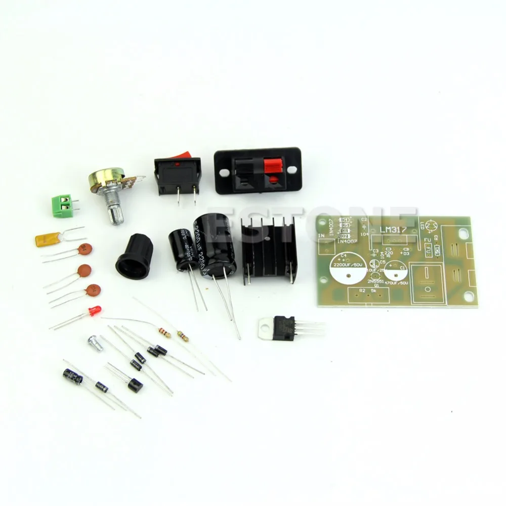 1 комплект Новый AC/DC вход 5 V 35 до 25 30 понижающий модуль питания LM317 DIY Kit L060