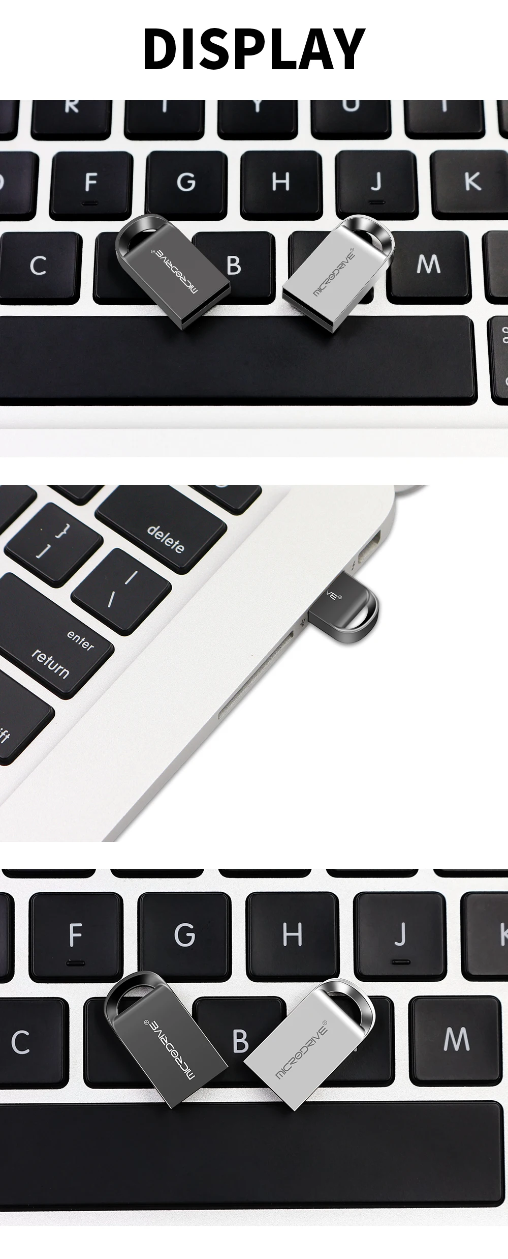 Супер мини металлический usb флеш-накопитель USB 2,0 64 ГБ 32 ГБ 16 ГБ 8 ГБ карты памяти Флешка реальная емкость micro U диск