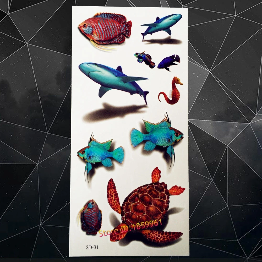 Черный Водонепроницаемый Временные татуировки Олень Рог лося Средства ухода за