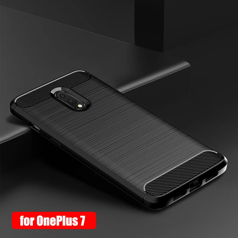 For Oneplus 7 Pro Case Silicone Rugged Armor Soft Cover One Plus Phone Cases Fundas Coque |