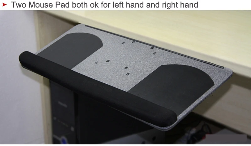 LK06AD Ergonomic Sliding Tilting XL Size Wrist Rest Keyboard Holder with Two Mouse Pads for Computer Desk Tray Stand | Компьютеры и