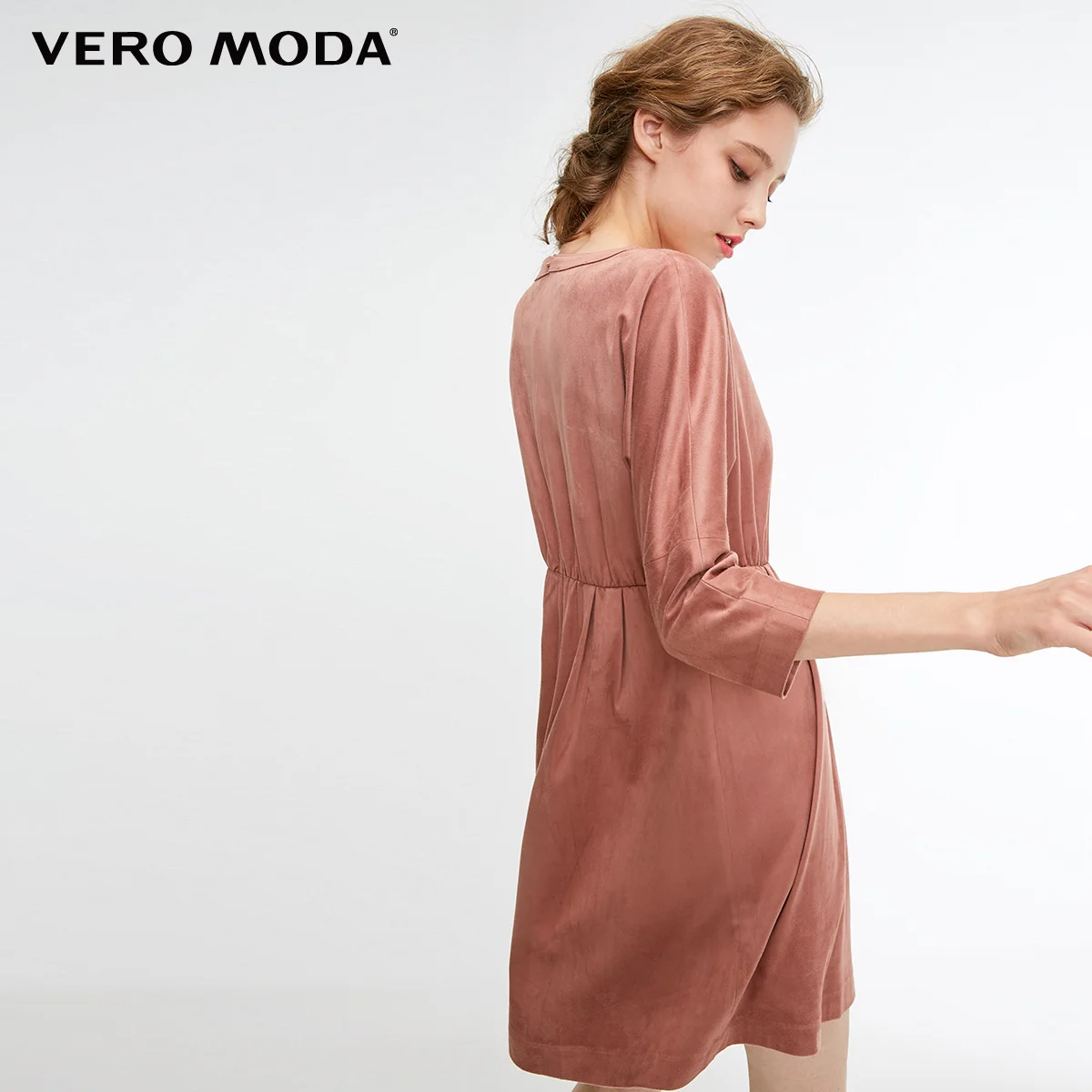Vero Moda новые женские 3/4 рукава кожаный декоративный пояс вечерние платья | 31847C511