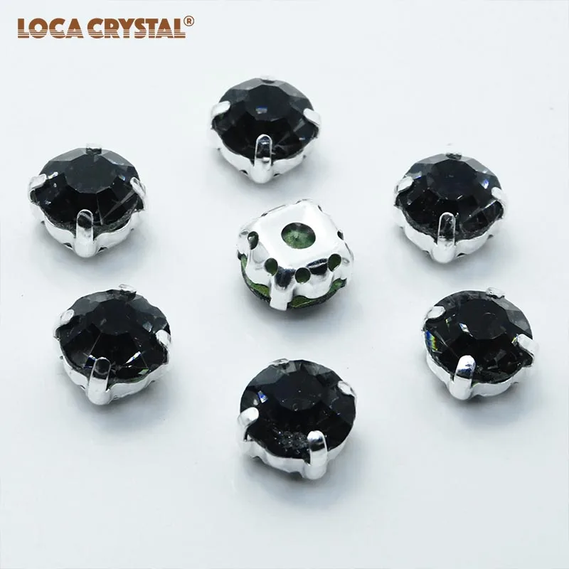 Черный Алмаз стекло заколка для волос горный хрусталь с золотой/серебряный