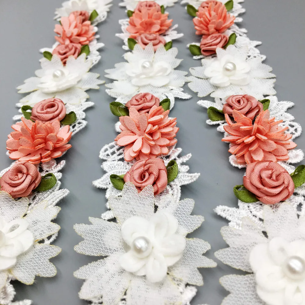 2 ярда винтажная фоторастворимая кружевная отделка свадебное платье французская