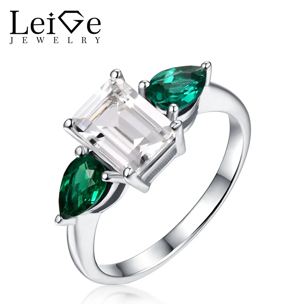 Женское кольцо из серебра 925 пробы с белым топазом|gemstone rings silver|jewelry engagement ringgemstone
