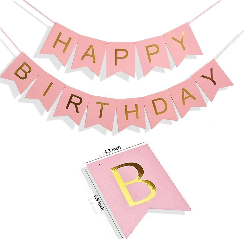 Детские Декорации для первого дня рождения с днем латексные шары + фольга