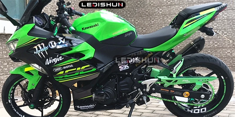 Для KAWASAKI NINJA400 NINJA 400 250 Z400 Z 400- аксессуары для мотоциклов ЧПУ заднее крыло Защита цепи Крышка