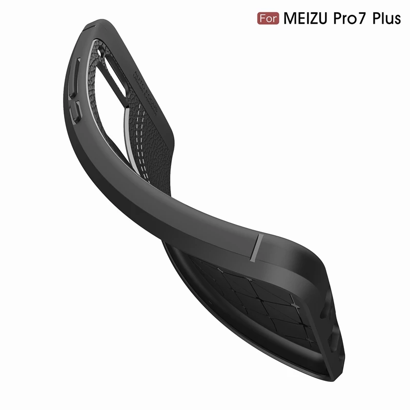 Mibioj Личи узор Ретро противоударный мягкий чехол из силикона и ТПУ для Meizu Pro 7 Plus