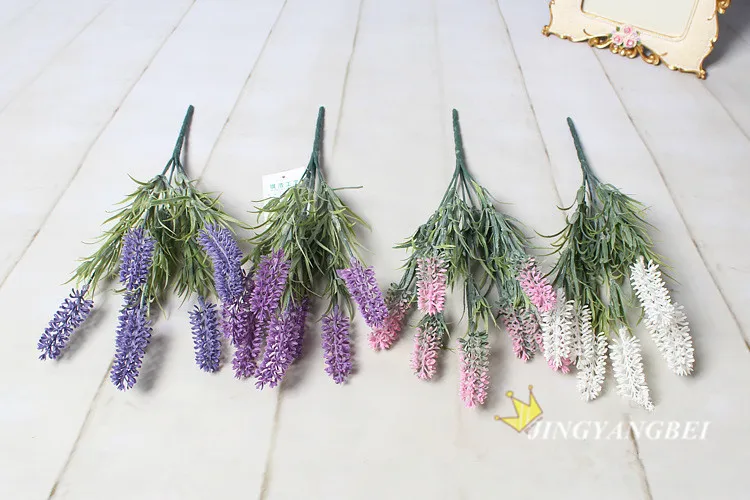 Прованс лавандовый цветок пластиковые искусственные цветы букет розовый