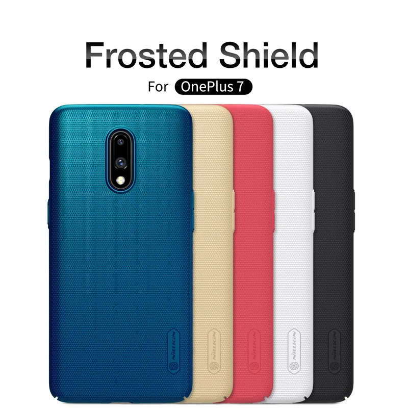 Oneplus 7 case armor cover 6 41&quot Nillkin shockproof for frosted shield hard plastic coque etui 360 on | Мобильные телефоны и