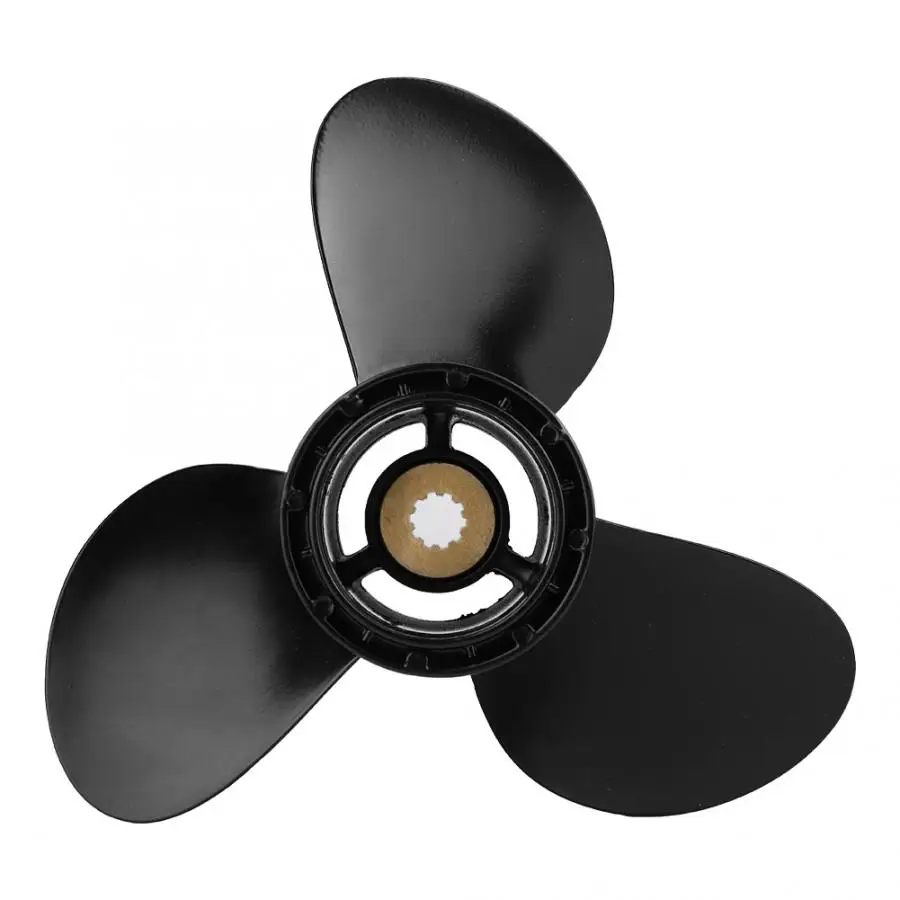 boat motors 9 1/4 x10 3 Blades Aluminum Boat Propeller Outboard Motor for Suzuki 8-15HP fishing boats NEW | Автомобили и