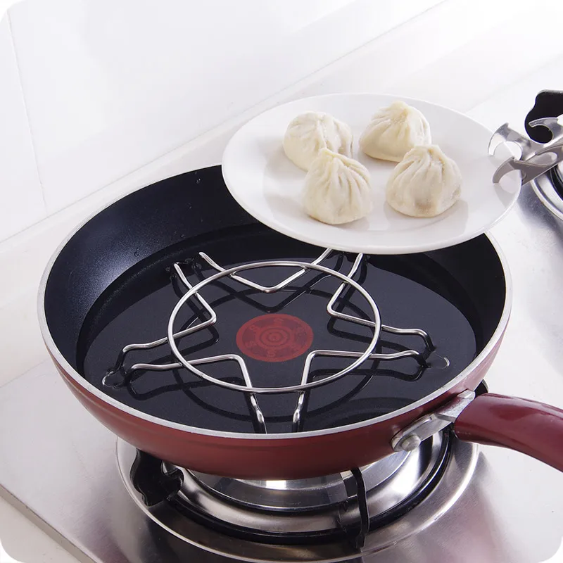 Отпариватель из нержавеющей стали Стойка для парения поднос подставка кухонная