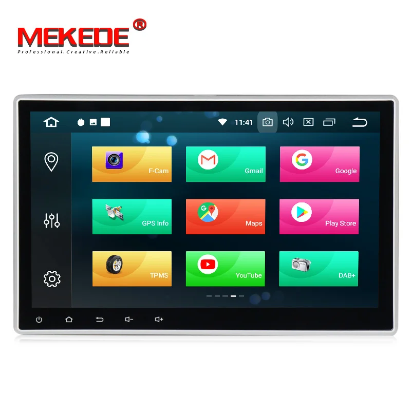 Автомобильный мультимедийный плеер PX5 Android 8 0 2Din 10 1 дюймов Радио Стерео DVD для