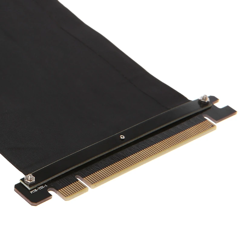 1 комплект PCI Express3.0 16x высокоскоростной Riser Card гибкий кабель удлинитель адаптер-угловой высокоскоростной