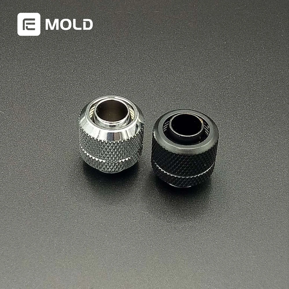 4 шт. оптовая продажа с фабрики поставка Черный Серебряный G1/4 &quot3/8&quot ID X 1/2 &quotOD 9 5X12