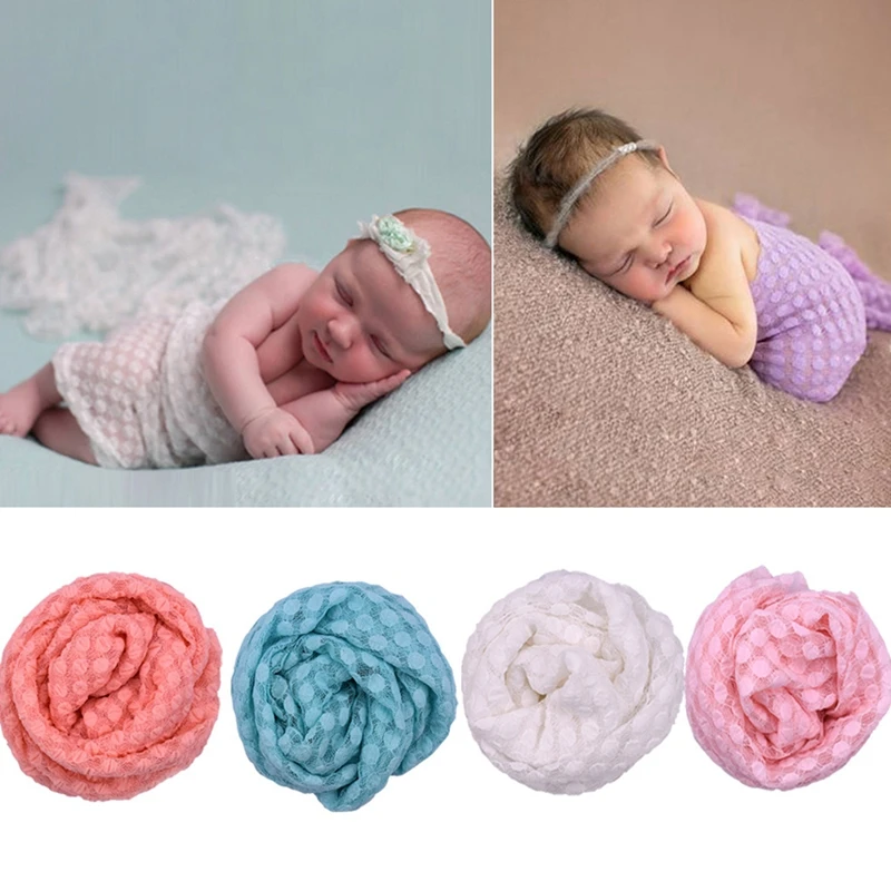 

Newborn Photography Props Infant Costume Outfit Cotton Soft Photo Wrap Matching Baby Photo Props fotografia